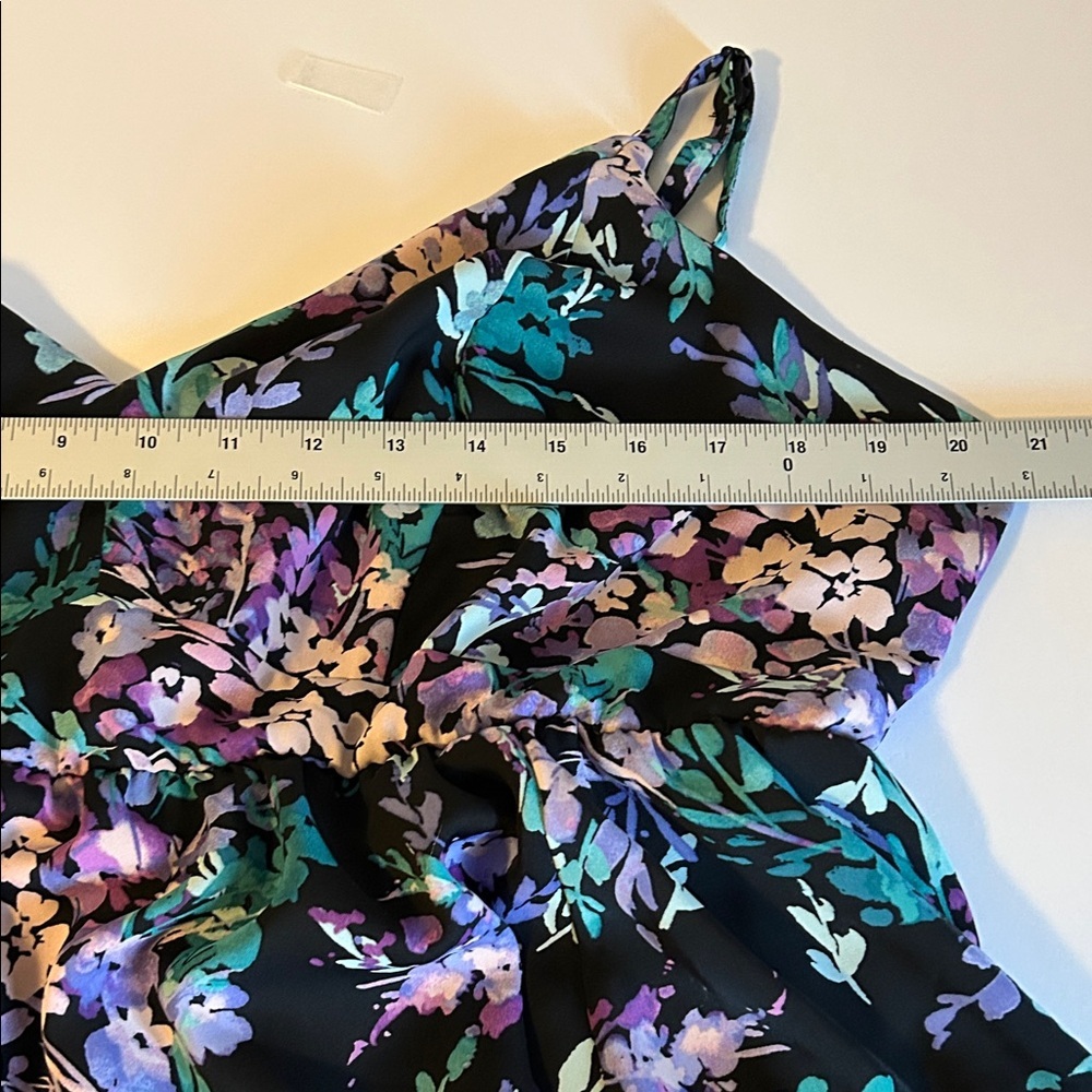 Torrid Multicolor Floral Camisole style Hi-Lo top - Picture 6 of 8